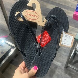 Havaianas Women's Classic Black Sandals